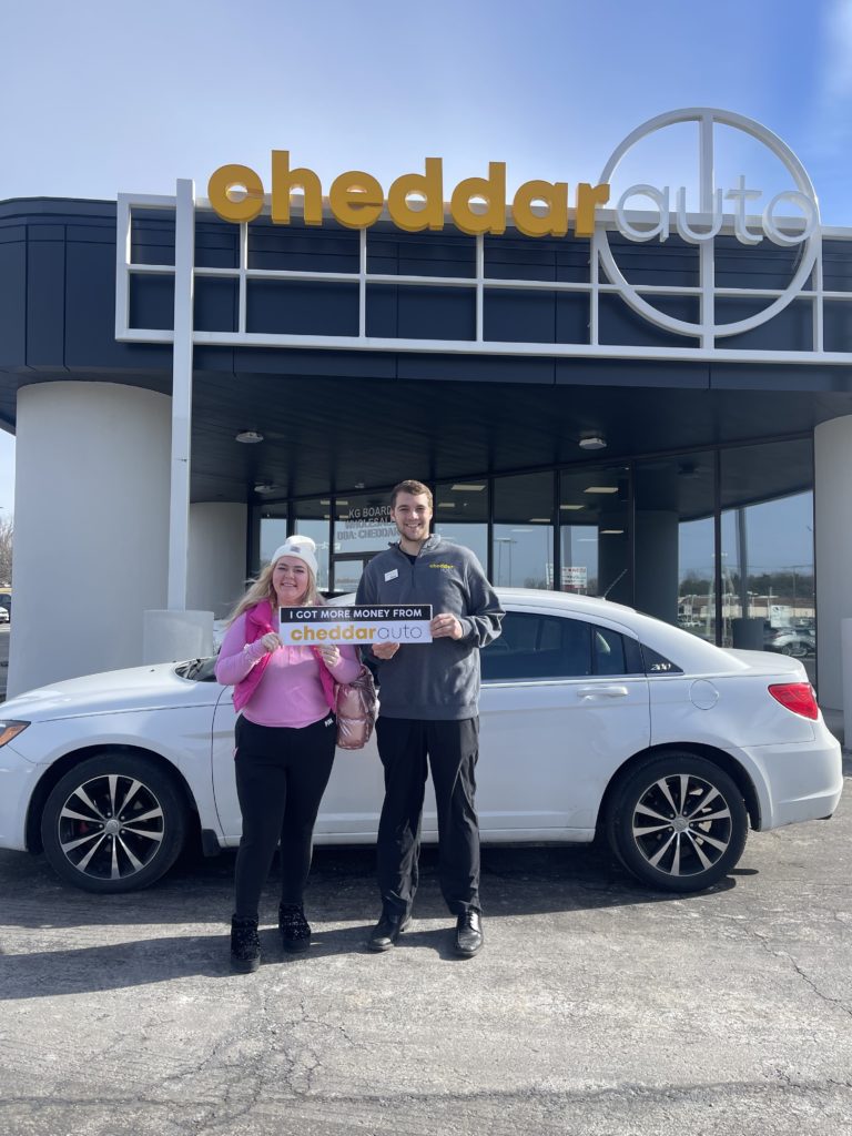 Kristen G. Sells a 2012 Chrysler for More Cheddar!